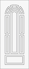 Панель на дверь Sfinx 73